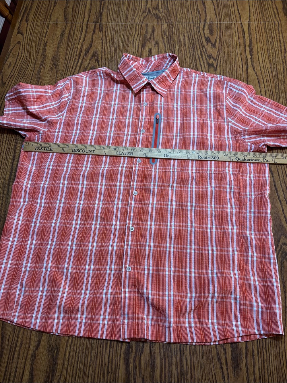 LLBean short sleeved button down - Picture 10 of 11